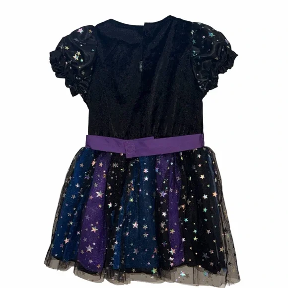 Spirit Kids Starry Witch Costume - Black and Purple - Picture 4 of 4